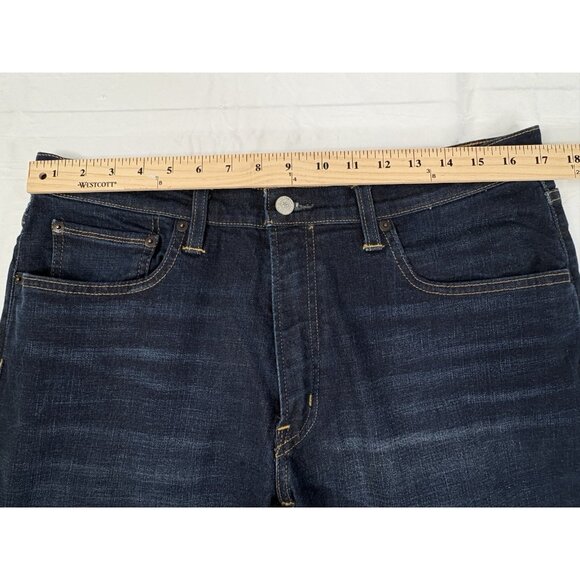 Frye Dark Wash Jeans Men’s 34x32 Tapered Cotton Lycra Stretch Denim - Picture 10 of 14